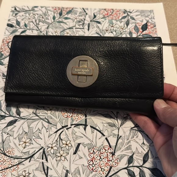Kate Spade Black Wallet - Picture 1 of 5